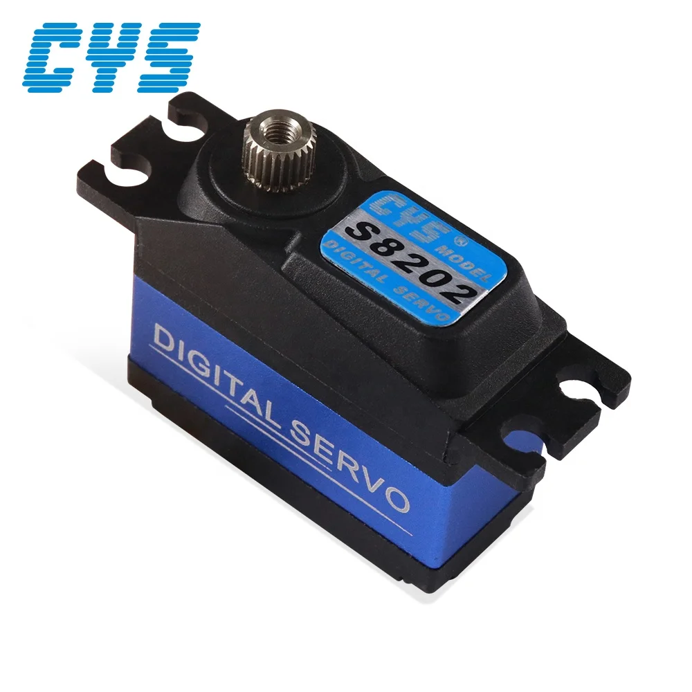 CYS-S8202 30g 3.5kg Digital 0.10sec High Speed Coreless Full Metal Gear High Performance Motor RC Servo for 500 Helicopter