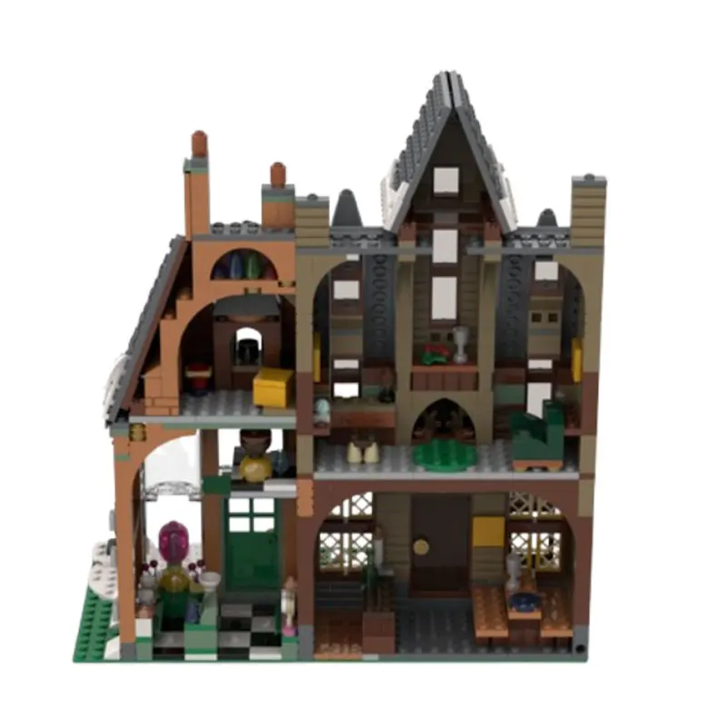 

Spot MOC-80404 877pcs Street View Architecture DIY Small Particle Assembly Building Blocks Puzzle Toy Model Gift Set Ornament