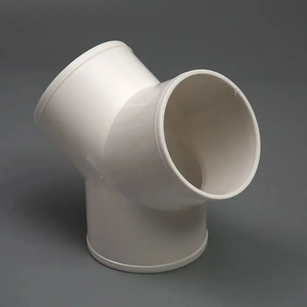

Соединитель сливного шланга из полипропилена, герметичная утолщенная форма, соединитель выхлопного канала, высокая твердость, встроенный формовочный фитинг Y, фитинг для круглой трубы