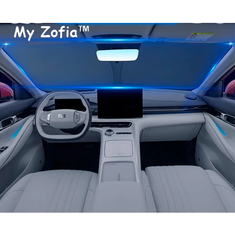 For Geely EX5 Galaxy E5 2024 2025 2026 Car Foldable Car Sun Visor Front Windshield Sunshade Heat Insulation Accessories