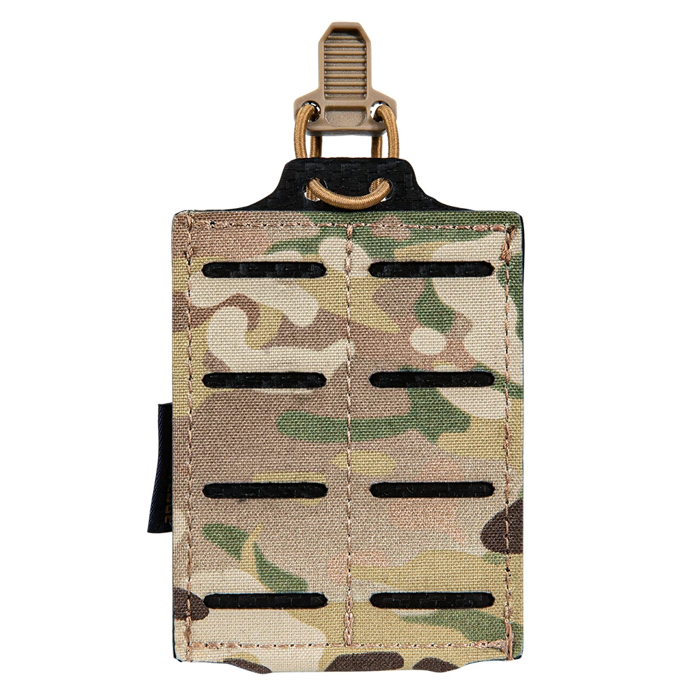 DRAGON EDGE Magazine Pouch Laser Cut Military Mag Bag Single Multicam AK AR15 Bolsa De Revistas