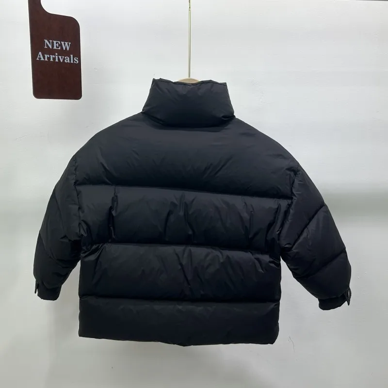 Herbst und Winter Jungen und Mädchen stehen Kragen Daunen jacke y2k Freizeit jacke warme Mode Kleidung Kinder Einreiher Mantel