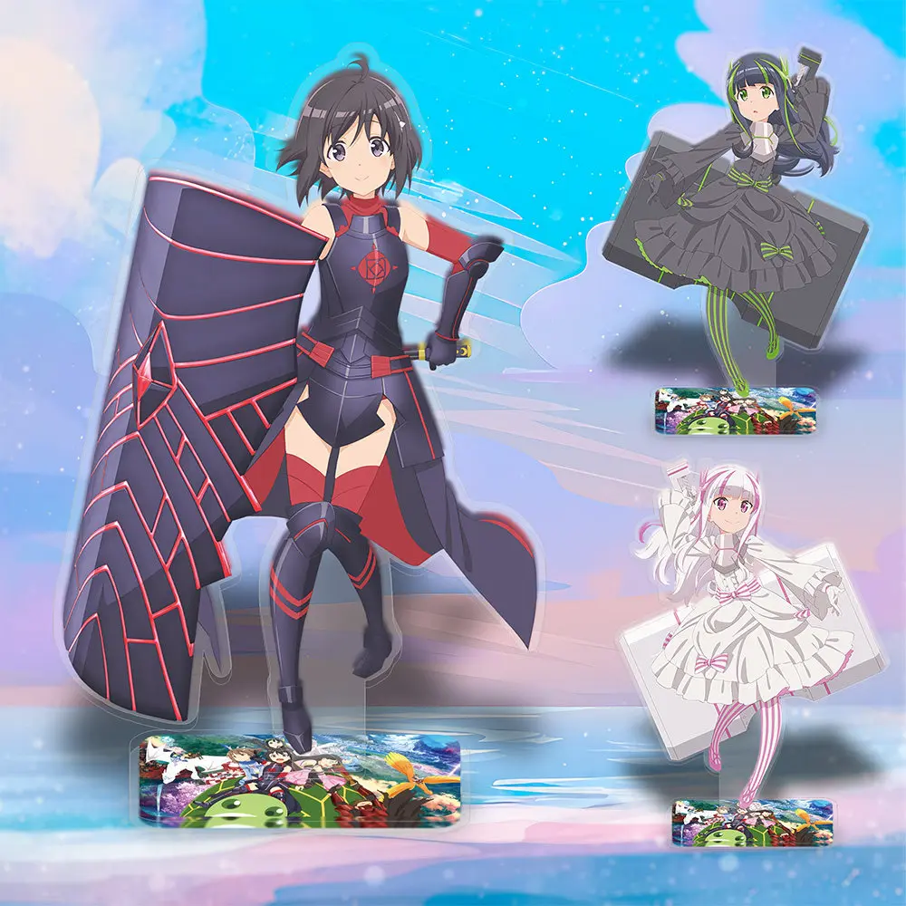Bofuri I Don't Want To Get Hurt, So I'll Max Out My Defense Anime Acrylic Figure Stand  Keychain Gifts