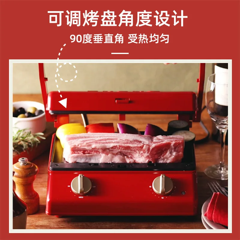 大型サンドイッチメーカー 家庭用朝食 多機能 大容量 パン焼き器