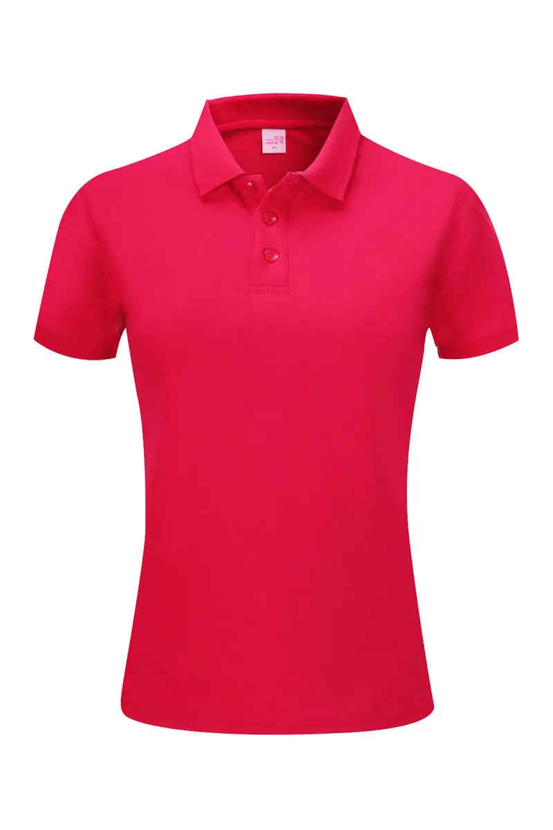Customized LOGO Polo Shirt Women SummerCotton Shorts Sleeve Polo Business Clothes Luxury Women Tee Shirt Print LOGO