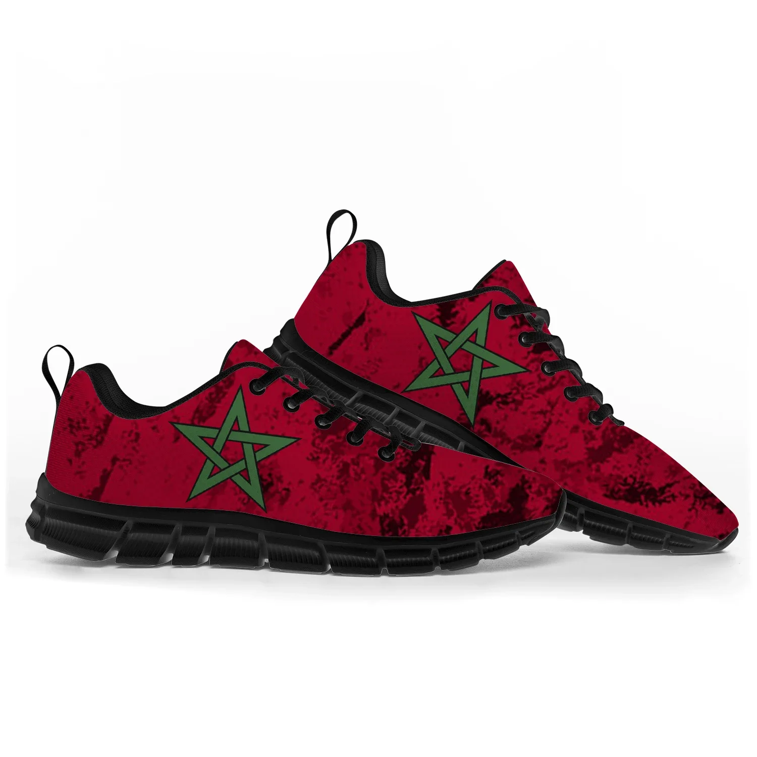 Moroccan Flag Sports Shoes Mens Womens Teenager Kids Children Sneakers Morocco Casual Custom Latest High Quality Couple Shoes