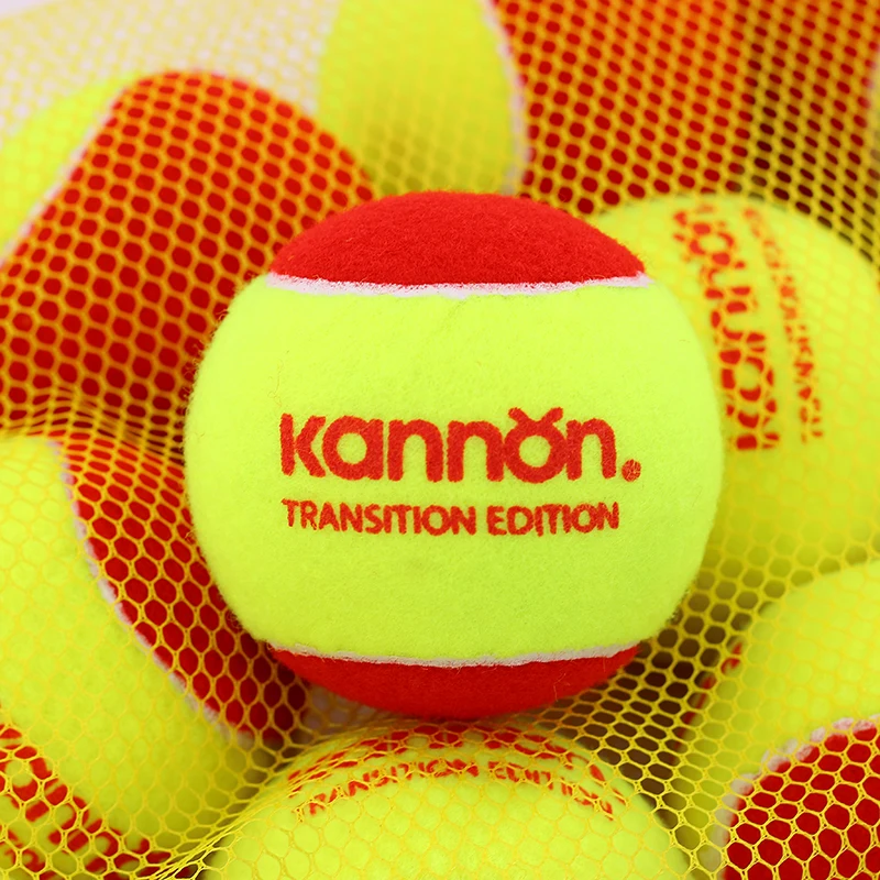 

New Red Tennis Balls for Kids 75%Low Compression Stage Kids Tennis Ball for Beginners Youth Training Tennis Balls with Carry Bag