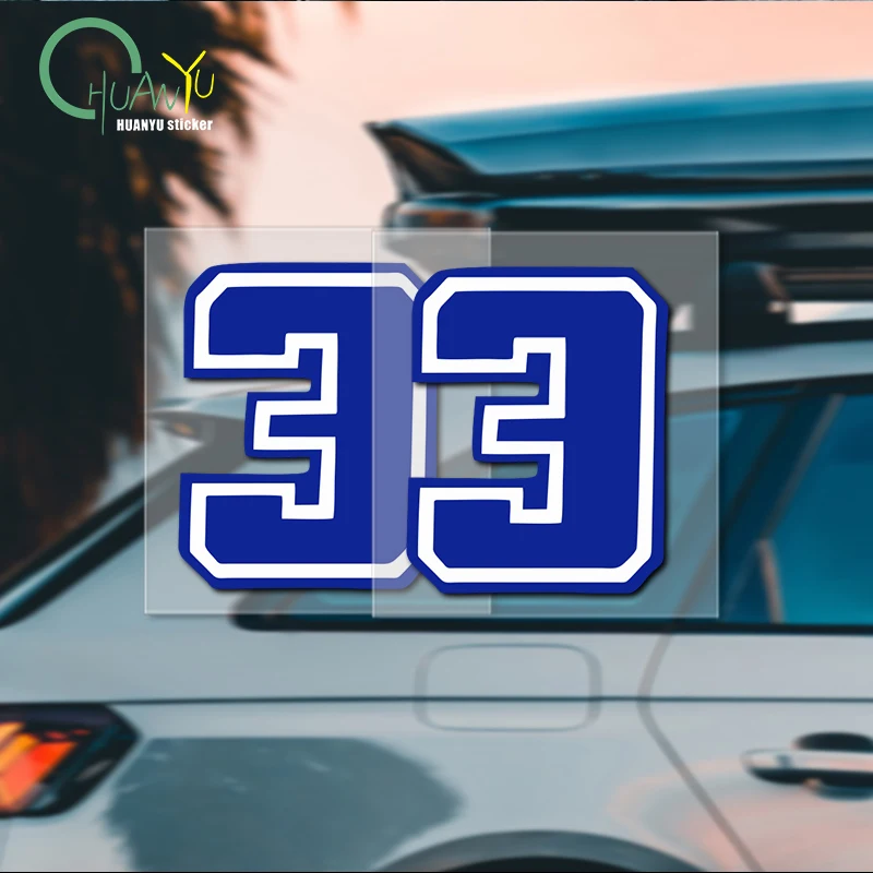 

Number car sticker racing car number 3 personalized creative pattern logo car sticker decoration warning sticker painting