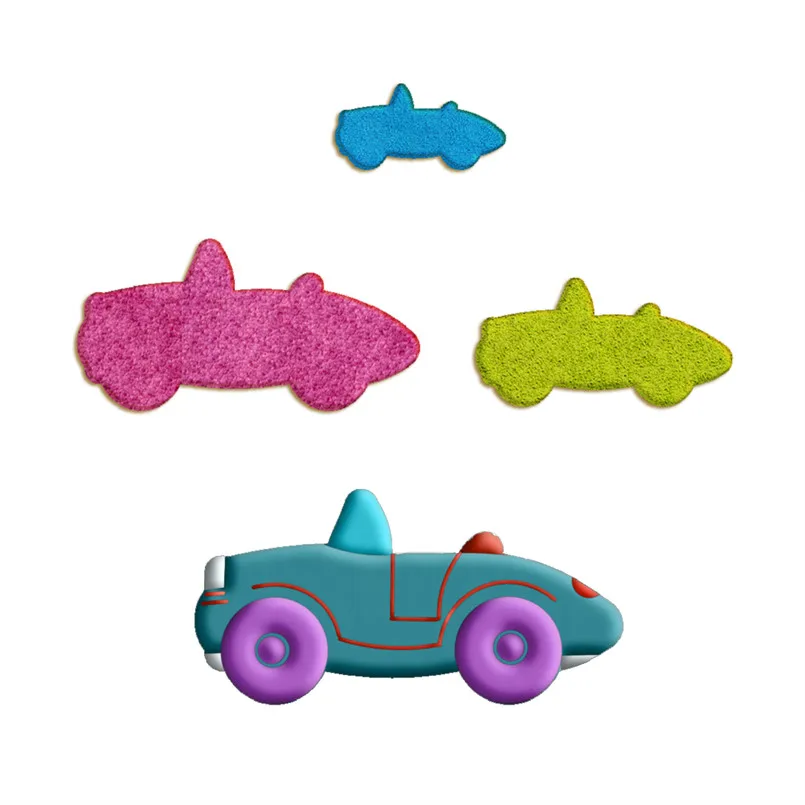 Four Specifications Cartoon Transportation Tools,7010 Old Style Car,Plastic Molds,Cake Fondant Tools,Cookie Sushi Cutters