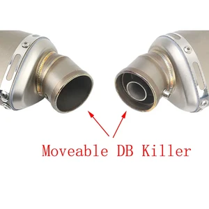 Universal Motorcycle Exhaust com DB Killer, Yoshimura Silenciador, 51mm, Escape Moto, PCX125, FZ1N, Z900, CBR500R, R6, R25, R3, R1 8 principais vendas ponteiras yoshimura - №8