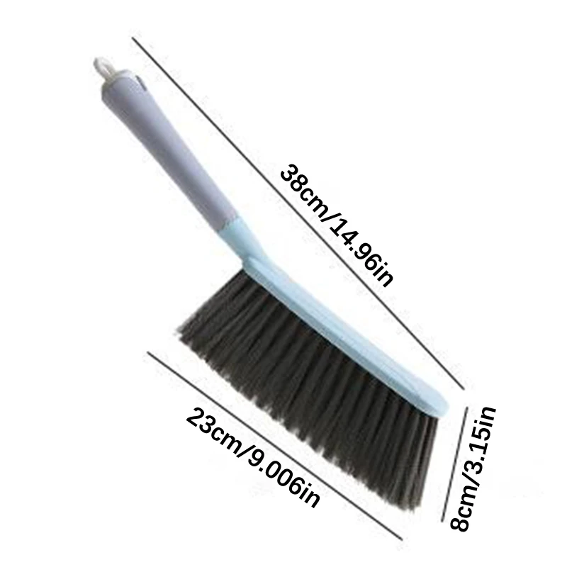 Household Bedroom Cleaning Bed Sweeping Brush Artifact Long Handle Sofa Carpet Dusting Soft Bristle Brush Cute Bed Broom