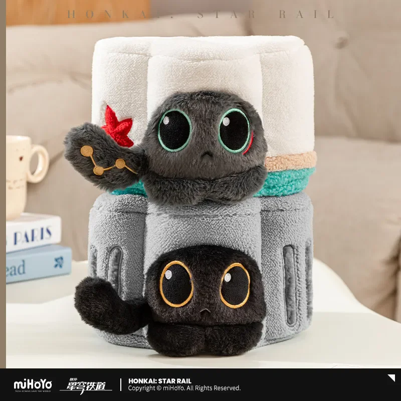 

Honkai: Star Rail Official Merch Ruan Mei's Creature Trash Cake Rice Dumpling Plush Tissue Box ship Christmas Halloween Gift