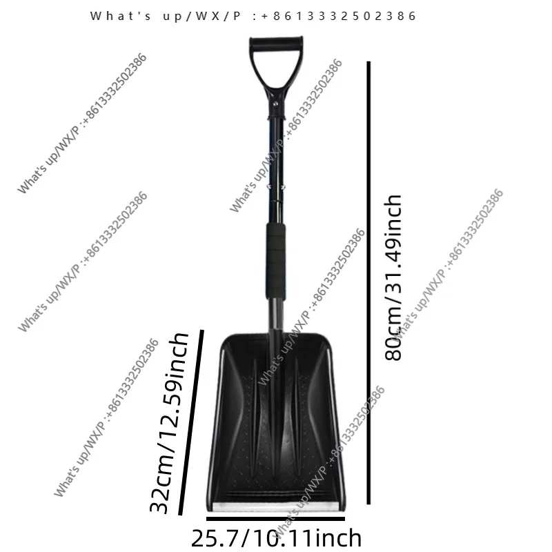 مجرفة ثلج متعددة الأغراض، خفيفة الوزن ومتينة، مثالية للاستخدام المنزلي والمرآب والشتوي في الهواء الطلق