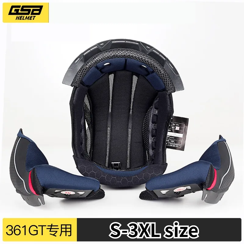 Helmet lining for GSB-361GT helmet lining original genuine accessories comfortable breathable sweat wicking antibacterial