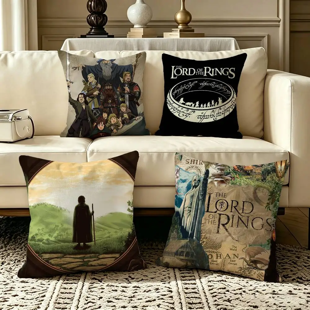 L-Lords of the R-RingES  Pillow Case Square Double-Sided Sofa Cushion Cover Bedroom Bedside Pillow