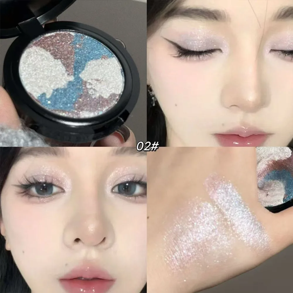 Olieverfschilderij Oogschaduw Veelkleurig mengselpalet Shimmer Highlighter Blue Earth Tone Sparkle Chameleon Charmante oogmake-up