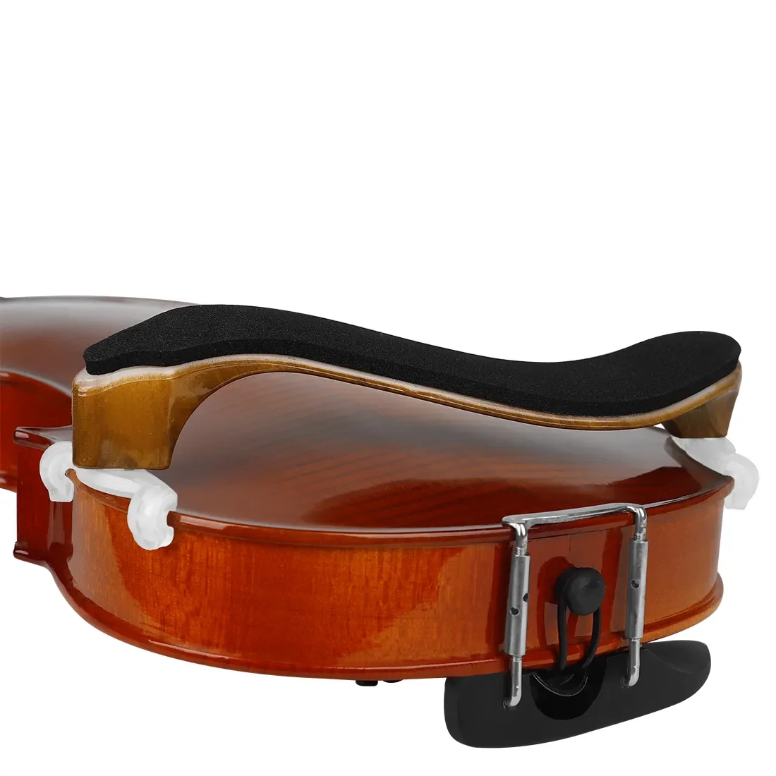 Violine Schulterstütze 4/4-4/3 Universelle verdickte weiche Schwammpolster Mehrfach verstellbare Schulterstütze mit Wischtuch Violine Zubehör – Detail 3