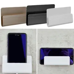 New Mobile Phone Wall Charger Adapter Charging Holder Hanging Stand Bracket Support Charge Hanger Rack Shelf Cell Phone Hook