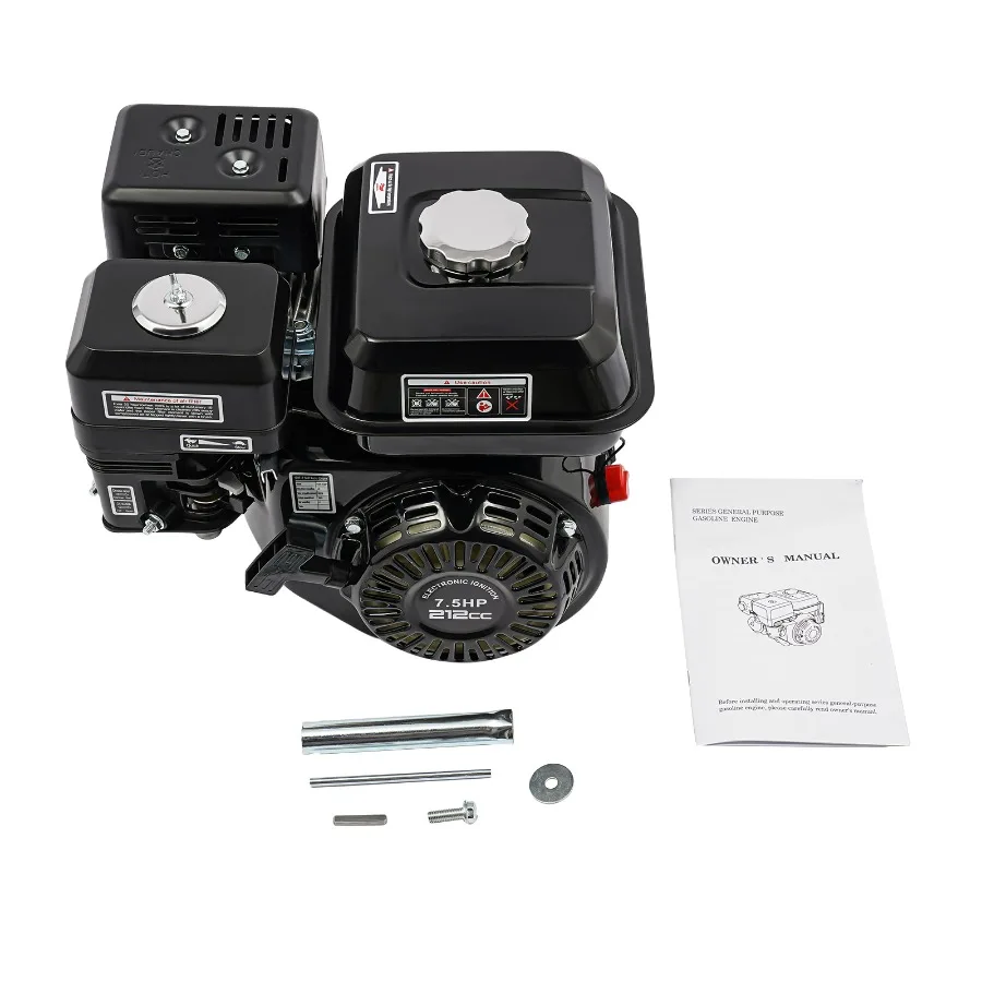 Benzinmotor Standmotor Kartmotor 4-Takt-Motor 7,5 PS Stationmotor 20 mm Wave Industriemotor Motor Ersatzmotor – Detail 10