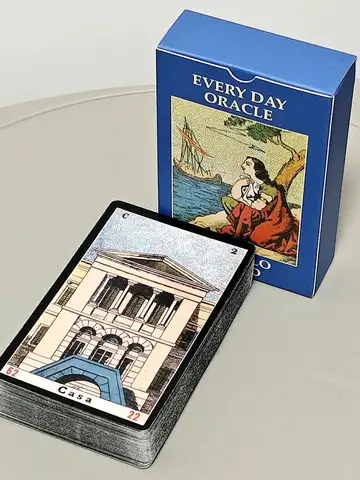 Oracle Sibyl Cards 3.5*2.4inch Every Day Oracle Deck Sibilla Italian Deck 52Pcs