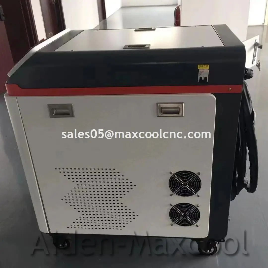 500W 1000W Small Portable Metal Laser Cleaner Rust Removal Pulse Laser Cleaning Machine for Coating Paint Oil