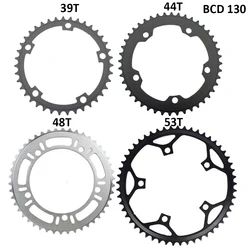 39T 44T 48T 53T 130 BCD Chainring Road Bicycle Fixed Gear Bike Folding Bike Chain Wheel Single Bicycle Chainwheel Bike Parts