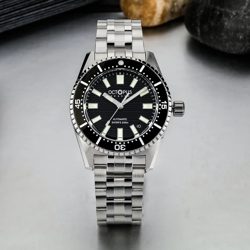 Octopus Kraken Luxury Retro Business Men's Automatic Mechanical Watch NH35 39MM Sapphire Stainless Steel Luminous Watch Oct0018