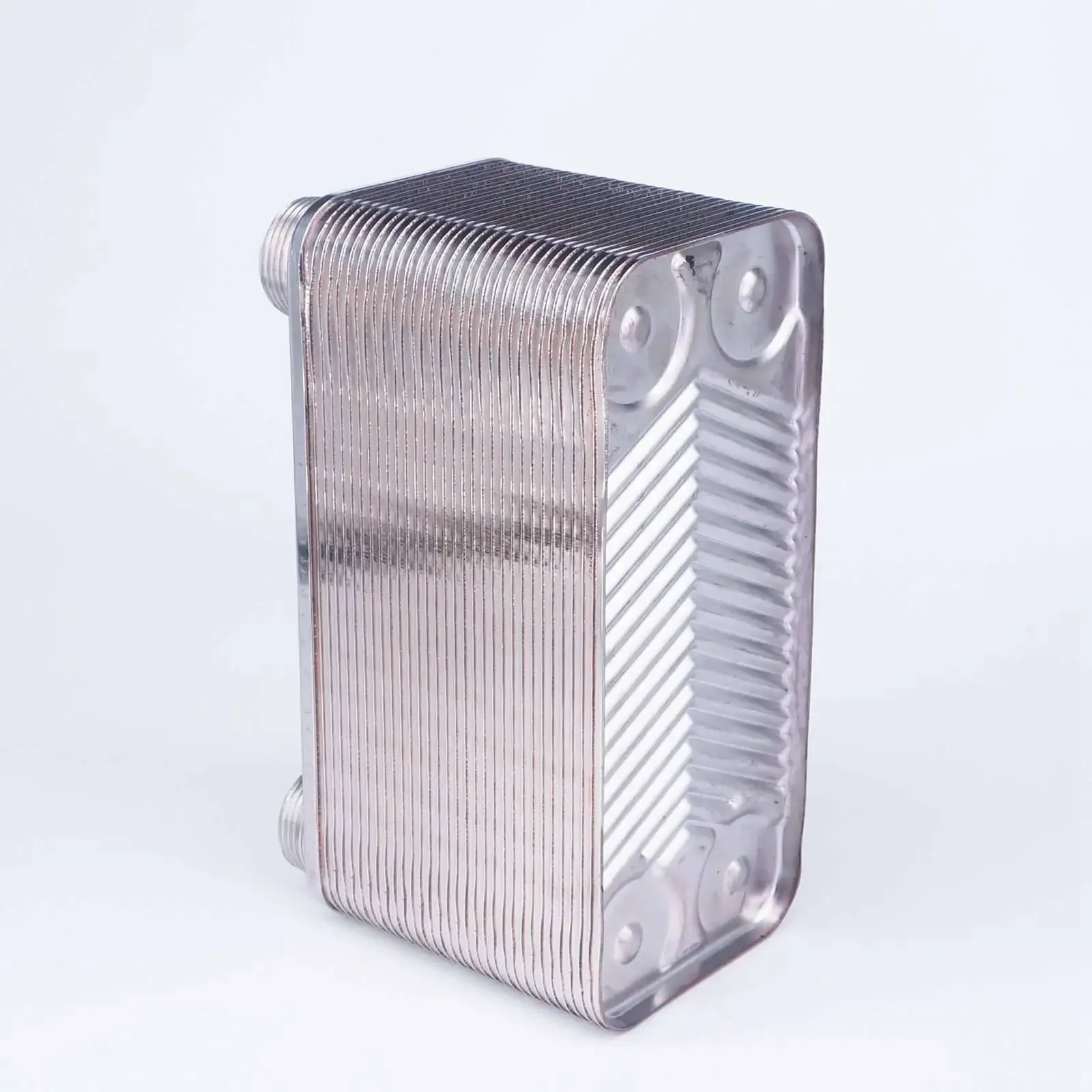 60 Plates Heat Exchanger Beer Wort Chiller Cooler SUS 304 Stainless Steel For Homebrew Cooling