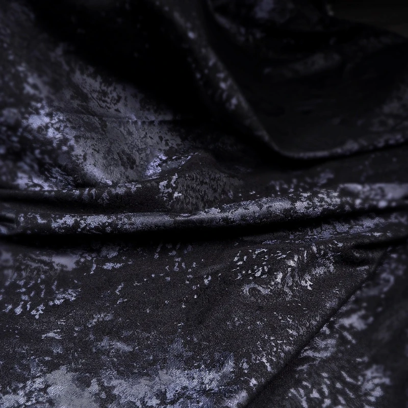 

Chinese Style Black Textured Jacquard Designer Fabric Handmade Sewing DIY Home Mottlement Pattern Decoration Crafts Materials