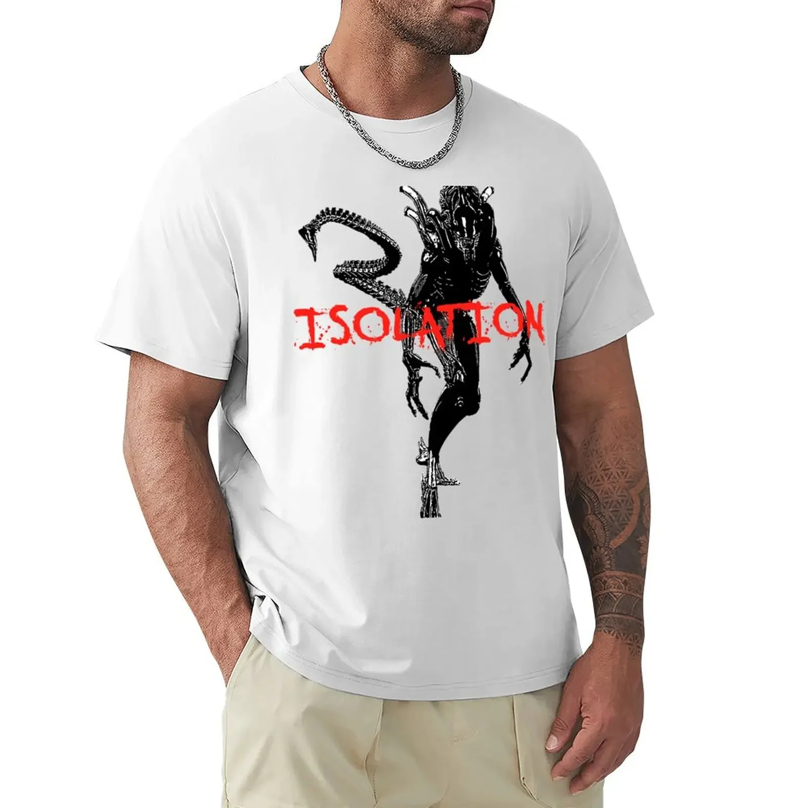 NEW* ALIEN: ISOLATION MERCHANDISE... ISOLATION T-shirt customizeds funnys Aesthetic clothing mens plain t shirts