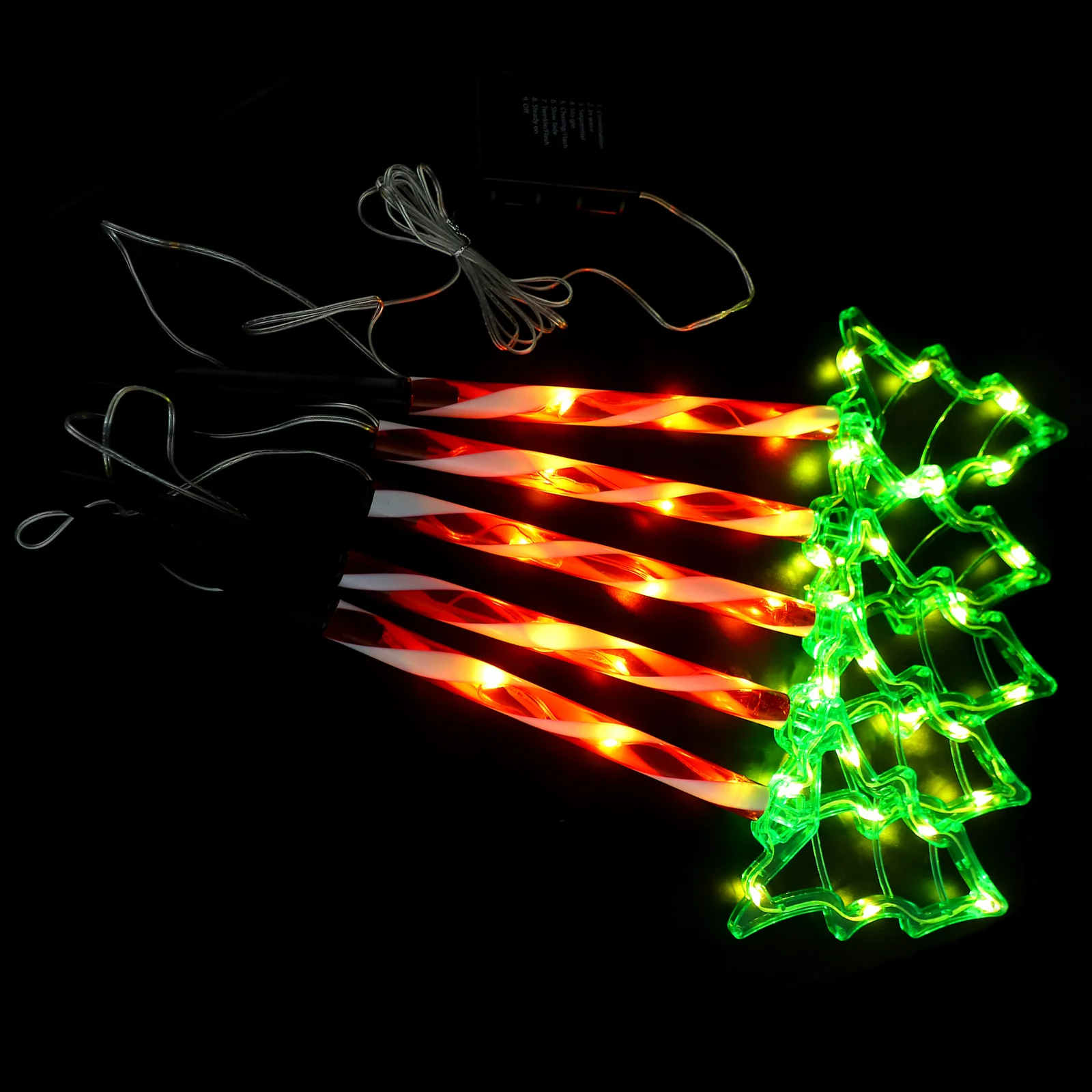1 مجموعة LED في الهواء الطلق حصة أضواء عيد الميلاد مصباح الحديقة لمسار الحديقة الديكور عيد الميلاد الديكور مجموعة ديكور عيد الميلاد