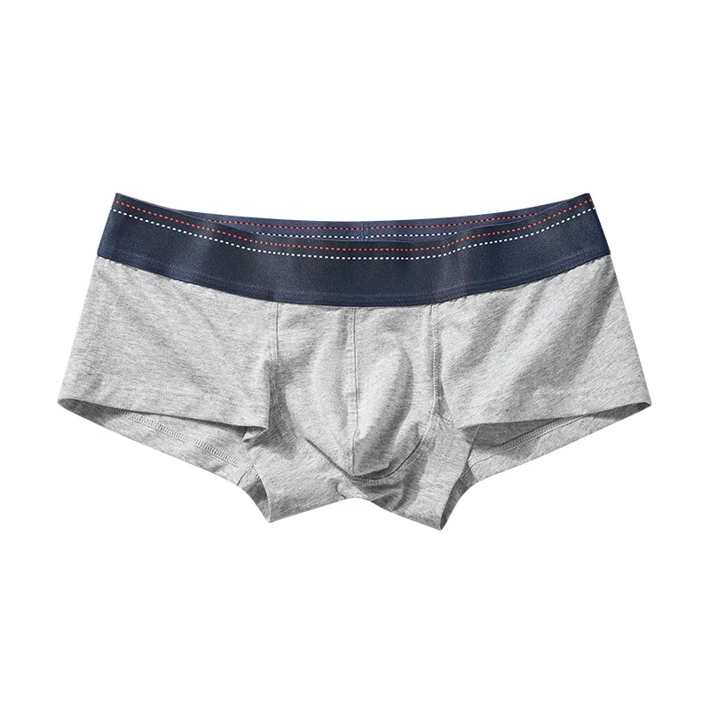 Sexy Bulge Pouch Underwear Cotton Boxer Briefs Men Sexy Mini Boxer Trunks Soft Lingerie Male Breathable Panties Shorts Knickers