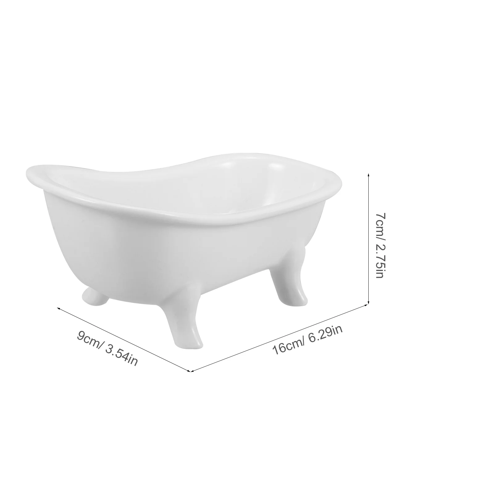 Funny Soap Dish Storage Container Ceramic over Bath Tray Holder