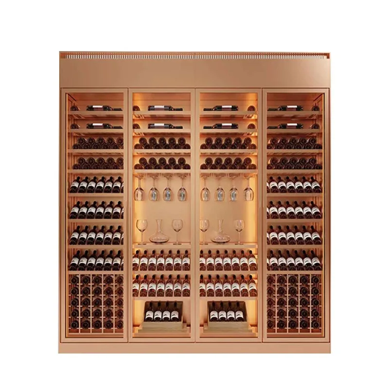 Constant temperature and moisturizing wine cabinet, integrated red wine fresh-keeping cabinet against the wall