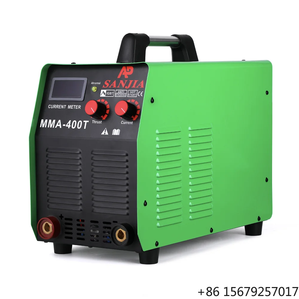 LANLING High Frequency MMA400T 220V/380V 12KVA 400A IGBT DC Welding Machine Portable Inverter 12KVA 400A New Mma Welder for Sale