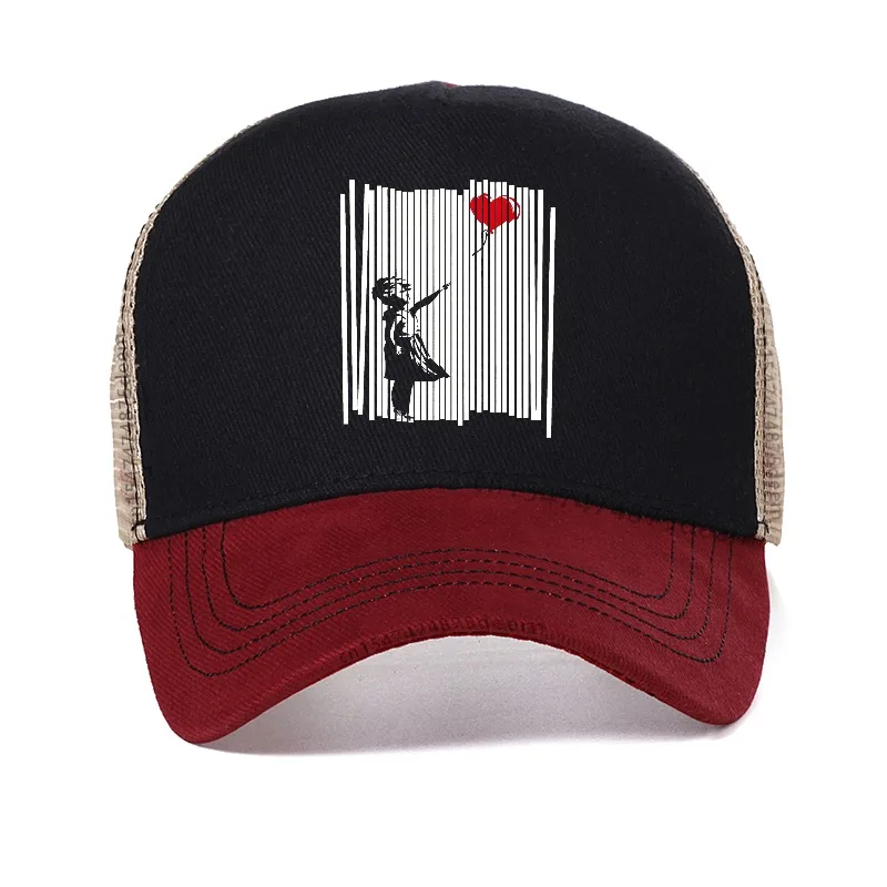 Banksy Girl with Balloon Shredded Street Art Baseball Cap Adjustable Hat Summer Unisex Baseball Hats