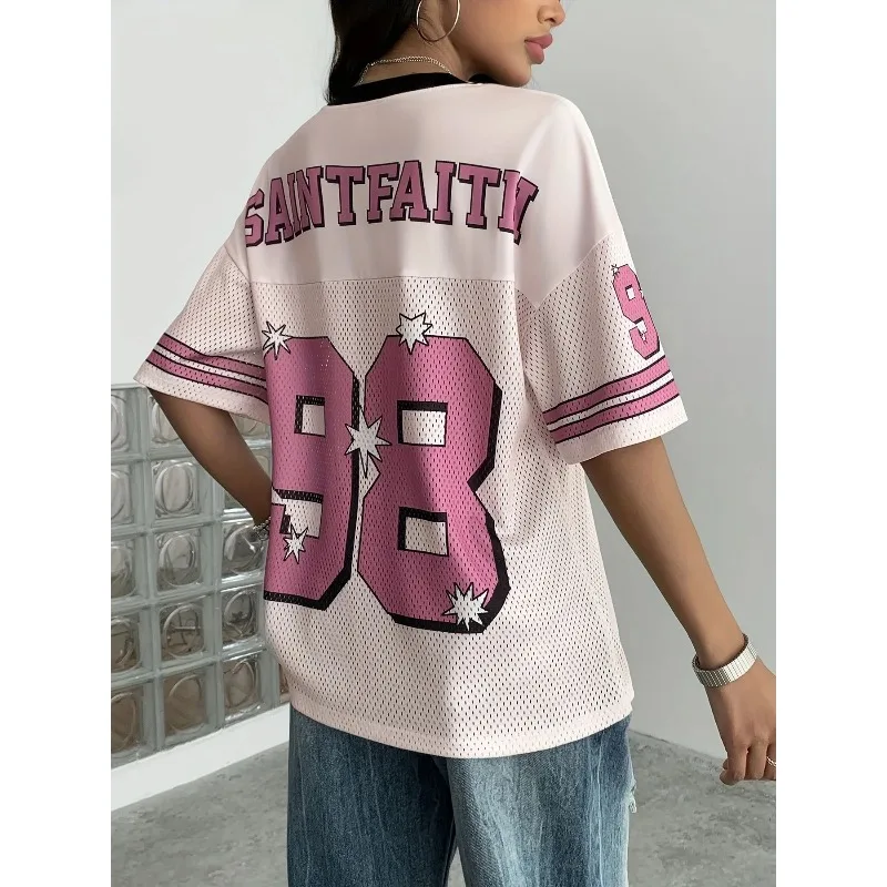 

Летняя уличная быстросохнущая футболка с 3D цифровым принтом в стиле хип-хоп, баскетбольная спортивная одежда, модный хит продаж, топ