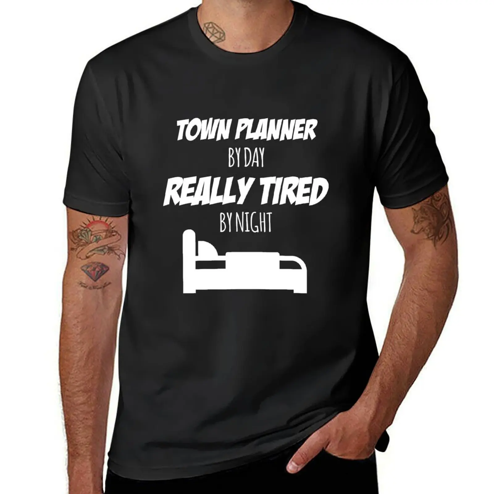 Town Planner Job Fun Gift for every Town Planner Funny Slogan Hobby Work Worker T-Shirt hippie clothes mens plain t shirts