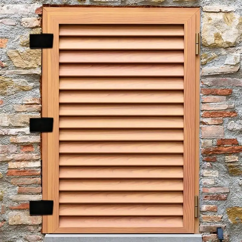 ABJO-Hurricane Window Clips,Stainless Hurricane Board-Up Clips With Serrated Sections,Universal And Reusable Panel