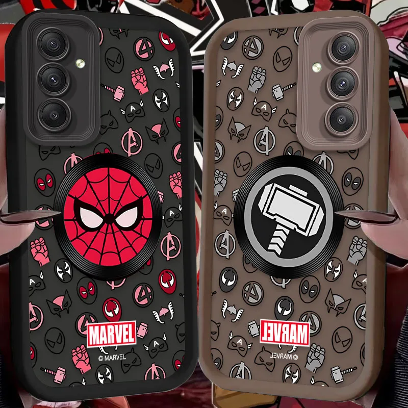 Cool Marvel Spider Man Thor Phone Case For Samsung Galaxy A14 A15 S21 S22 S23 S24 FE Plus Ultra A25 A35 A52 A53 A54 A55 5G Cover