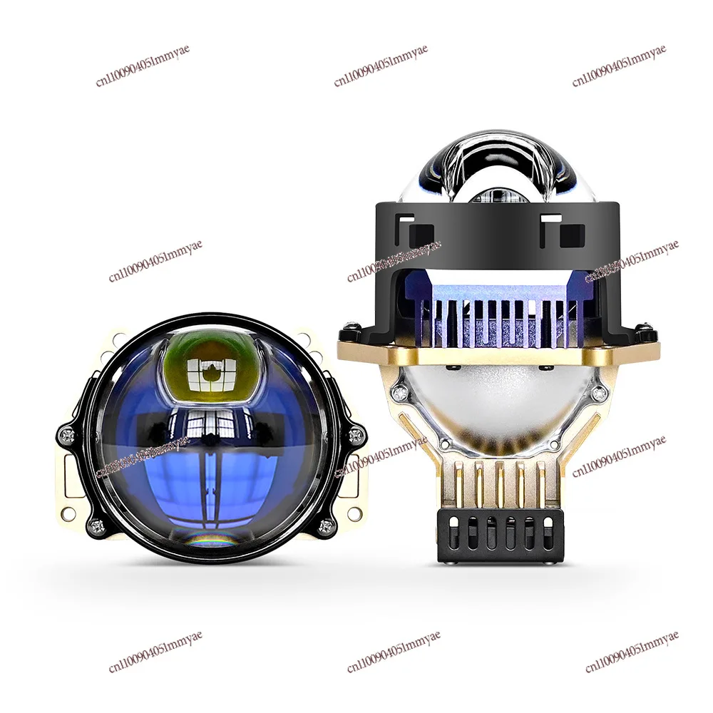 

Auto LED headlight double lens ultra bright high beam low beam laser lens