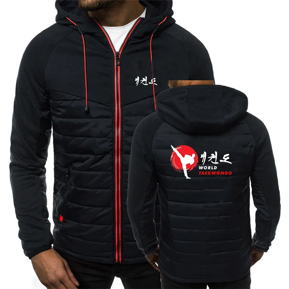 2024 New WTF World Taekwondo Federation Spring and Autumn Men Hot Sale Classics Seven Color Hooded Cotton Padded Jacket Tops