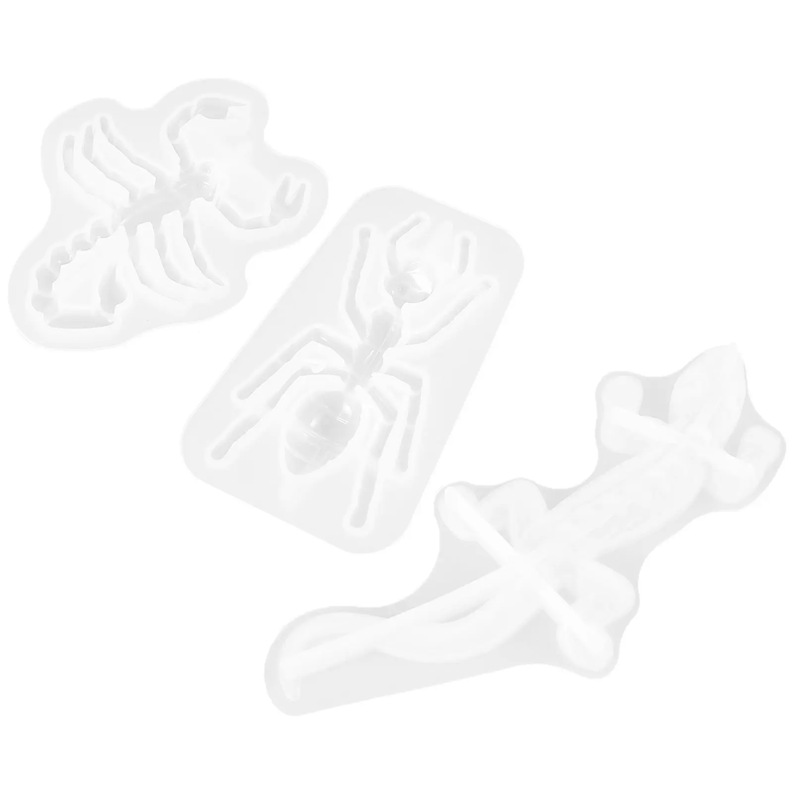 Food Grade Silicone Animal Mold Set – 3pcs Non-Stick Flexible for Chocolate, Fondant, Candy & Cake Decorating