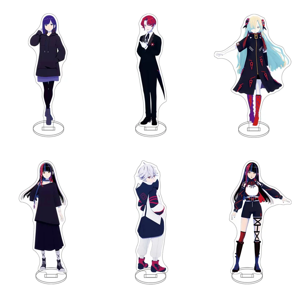 15CM 22PCS Anime Kamitsubaki City Under Construction Acrylic Stand Character Figure Collectible Goods Gift for Fans 