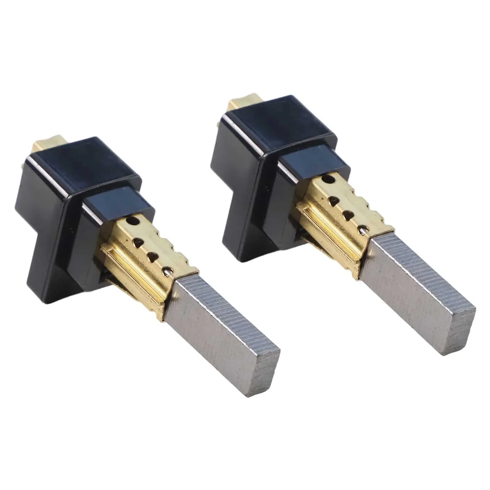 2 Pieces Vacuum Cleaner Carbon Brush Replacement Motor Carbon Brush Holder 6.3*11*30MM Fitment Retractable Design Easy Install