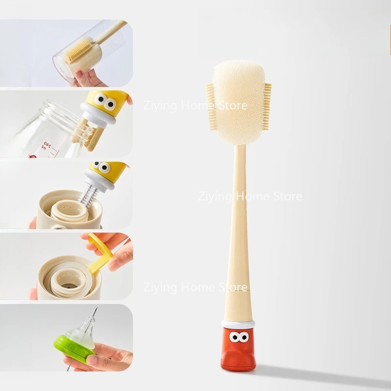 

Suitable for Five in One Cup Water Brush Cup Cleaning Artifact Long Handle
