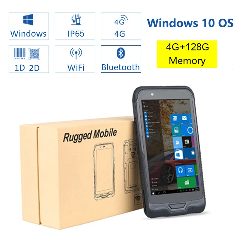 CHWEIDA Windows PDA 6 นิ้วแท็บเล็ต Barcode Reader เครื่องสแกนเนอร์แท่นชาร์จและปืนพก Grip ทนทาน Handheld Terminal