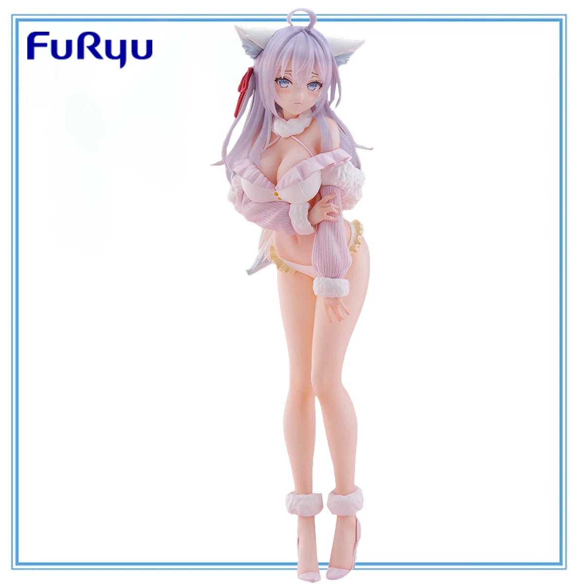 

100% Original FuRyu Tenitol Tokidoki Bosotto Russia-go De Dereru Tonari No Alya-san Alisa Mikhailovna Kujou White Fox Ver.