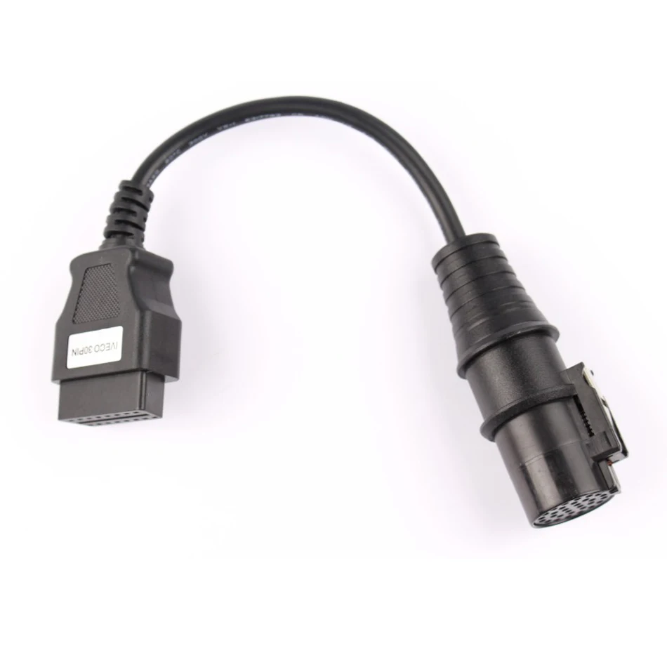 For IVECO 30Pin to 16Pin Female OBD OBD2 Adapter for Ive-co 30 Pin Diagnostic Connector Cable OBD2 Truck Cable