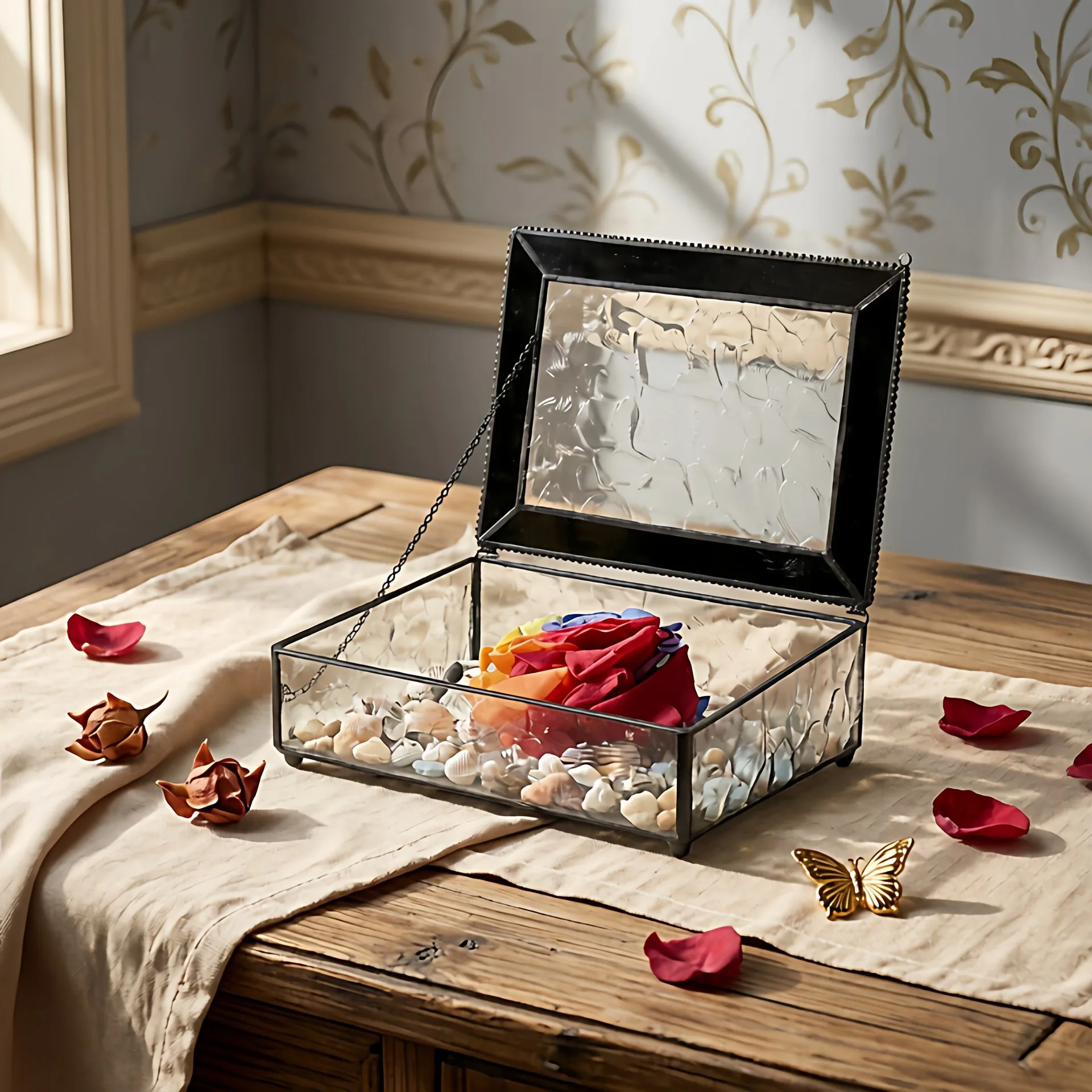 Jewelry, Rings, Documents, Glass Storage Boxes, Mixed Batches, One Piece Will Be Sent on Behalf of Others.